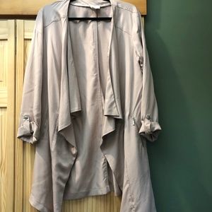 Rose colored jacket/long blazer